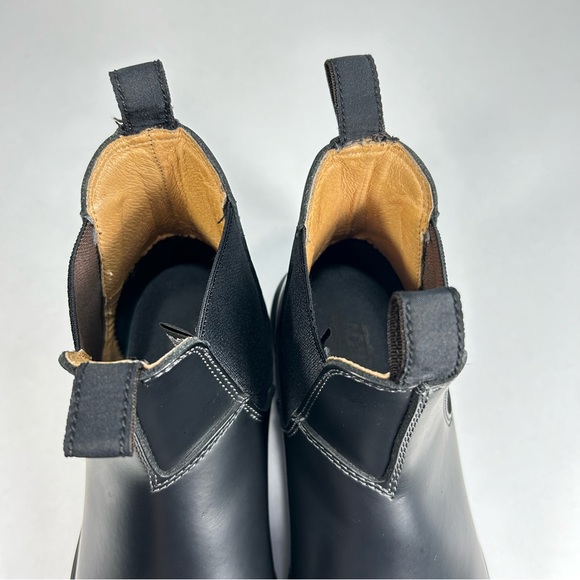 Prospector Leather Chelsea Boot Men’s 9 Slip On Water Resistant Black Round Toe - Picture 11 of 16